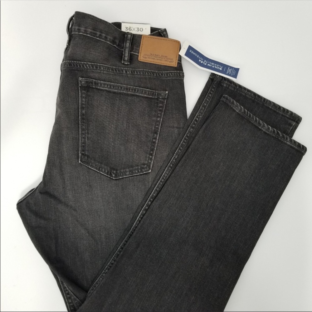 Old navy 36X30 black slim etroit